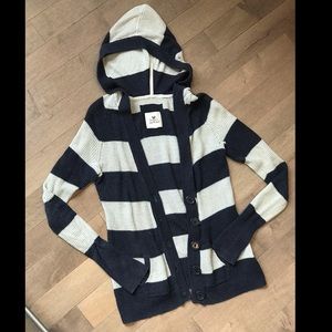 Stripped cardigan jacket